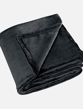 Plaid en polaire uni