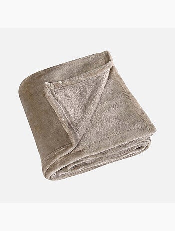 Plaid en polaire uni