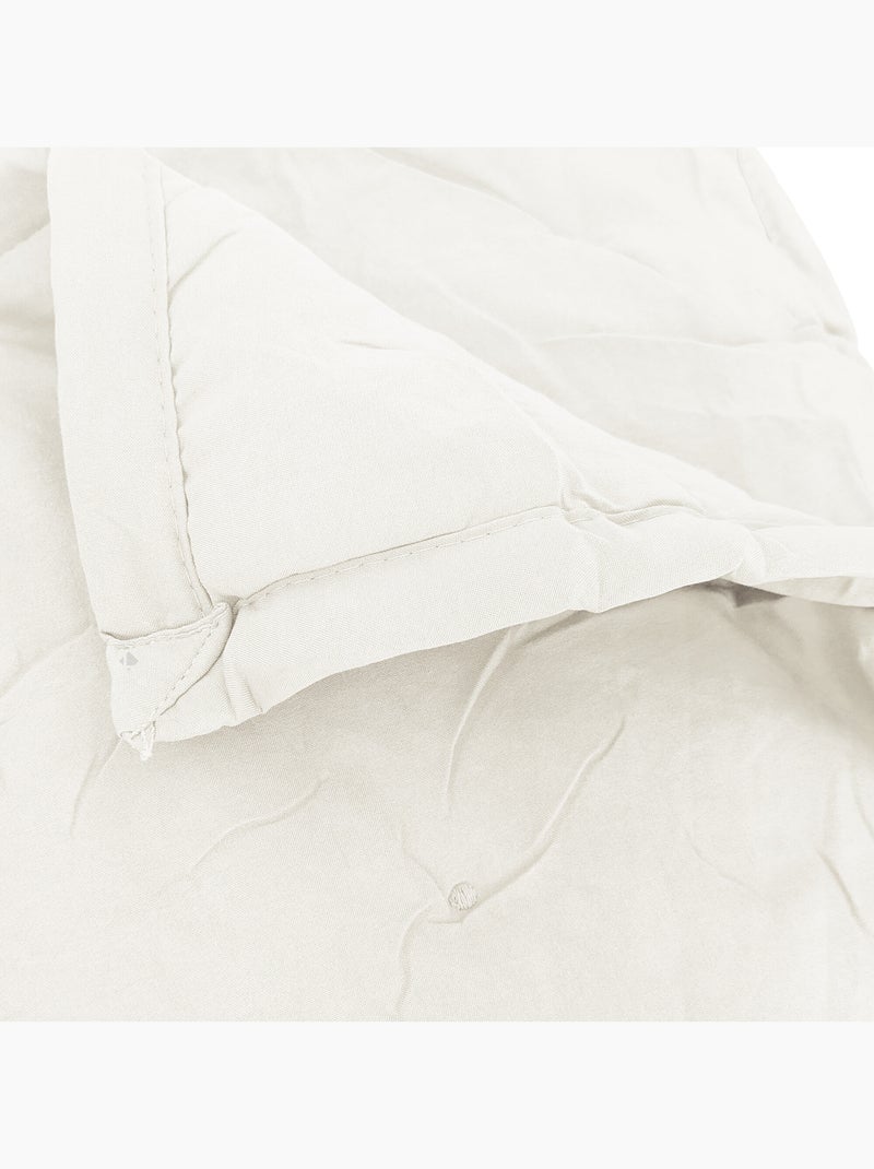 Plaid en polyester collection CELESTE Beige argile - Kiabi