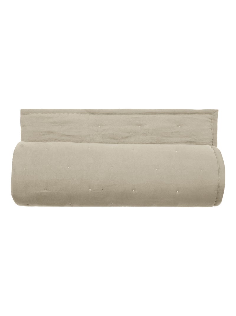 Plaid en polyester collection CELESTE Blanc cassé - Kiabi