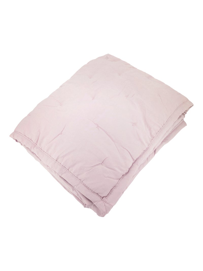 Plaid en polyester collection CELESTE Rose - Kiabi