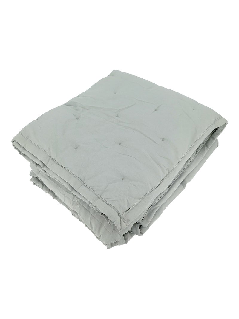 Plaid en polyester collection CELESTE Vert anis - Kiabi