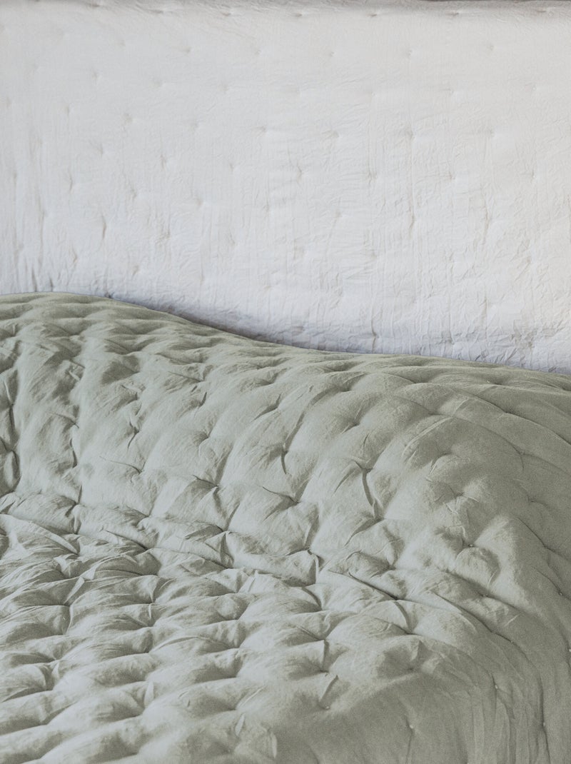 Plaid en polyester collection CELESTE Vert anis - Kiabi