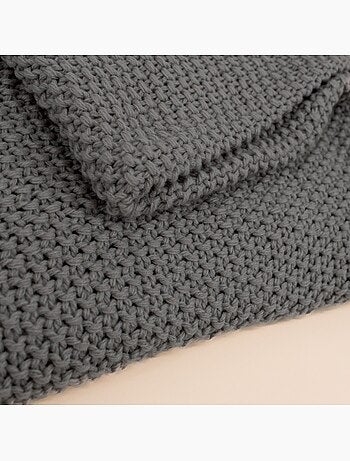 Plaid en tricot 125x150cm
