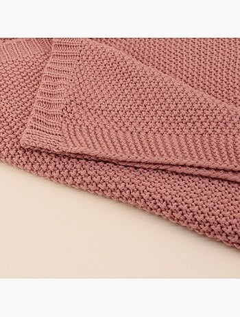 Plaid en tricot 125x150cm