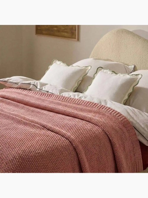 Plaid en tricot 125x150cm - Kiabi