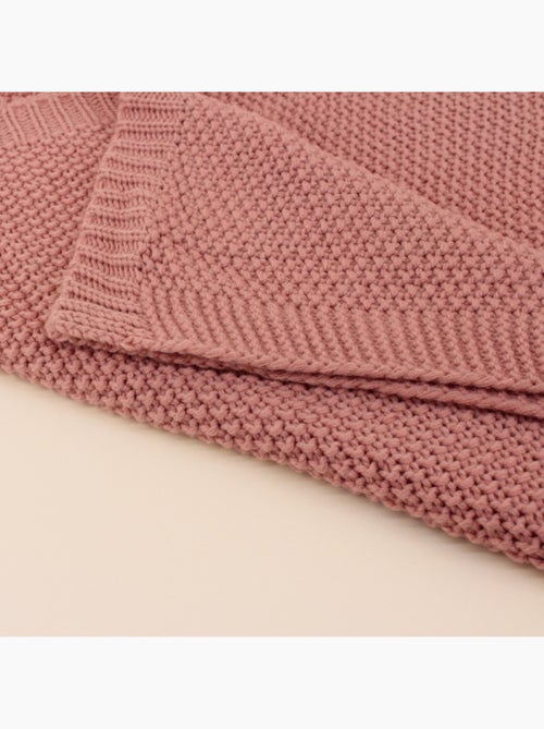Plaid en tricot 125x150cm - Kiabi