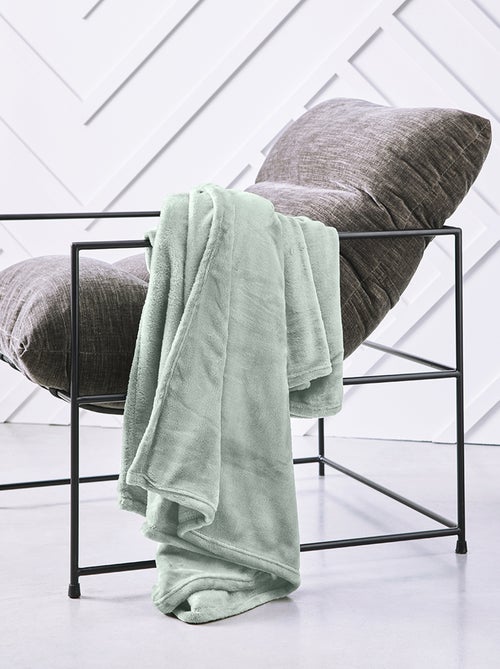 Plaid en velours - Kiabi