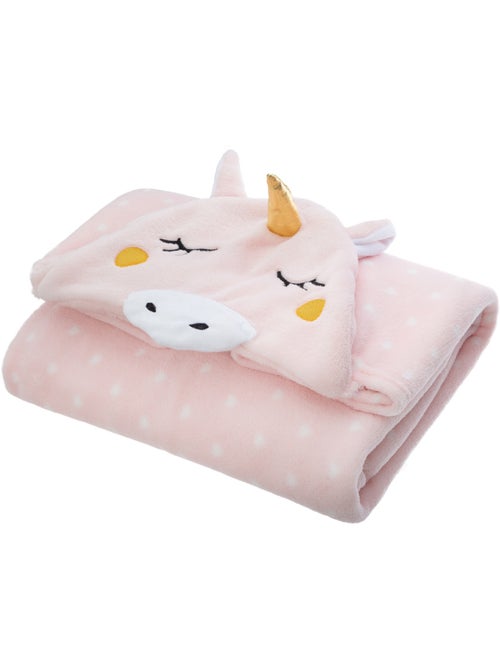 Plaid enfant avec capuche LICORNE - Kiabi Plaid enfant avec capuche LICORNE - Kiabi