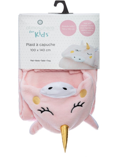 Plaid enfant avec capuche LICORNE - Kiabi Plaid enfant avec capuche LICORNE - Kiabi