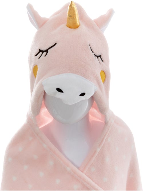 Plaid enfant avec capuche LICORNE - Kiabi Plaid enfant avec capuche LICORNE - Kiabi
