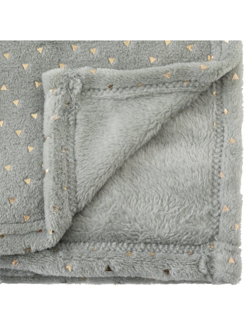Plaid enfant BERLINGOT Gris clair - Kiabi