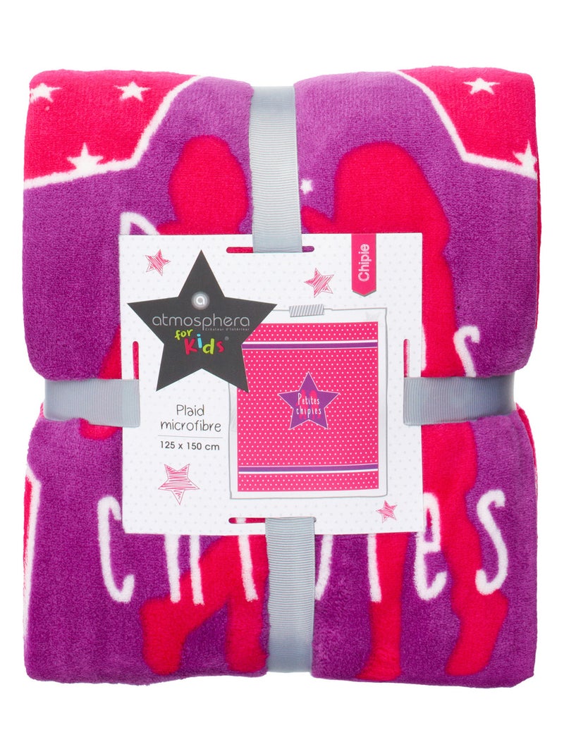 Plaid enfant en microfibre GIRL Rouge - Kiabi