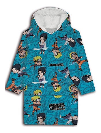Plaid Enfant Naruto Shippuden à Manches et Capuche 7 à 14 ans, MANGA