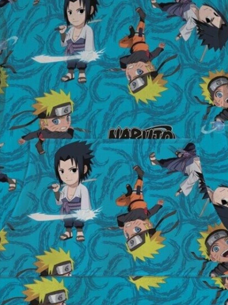 Plaid Enfant Naruto Shippuden à Manches et Capuche 7 à 14 ans, MANGA Bleu - Kiabi