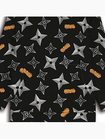 Plaid Enfant Naruto Shippuden à Manches et Capuche 7 à 14 ans, SHURIKEN