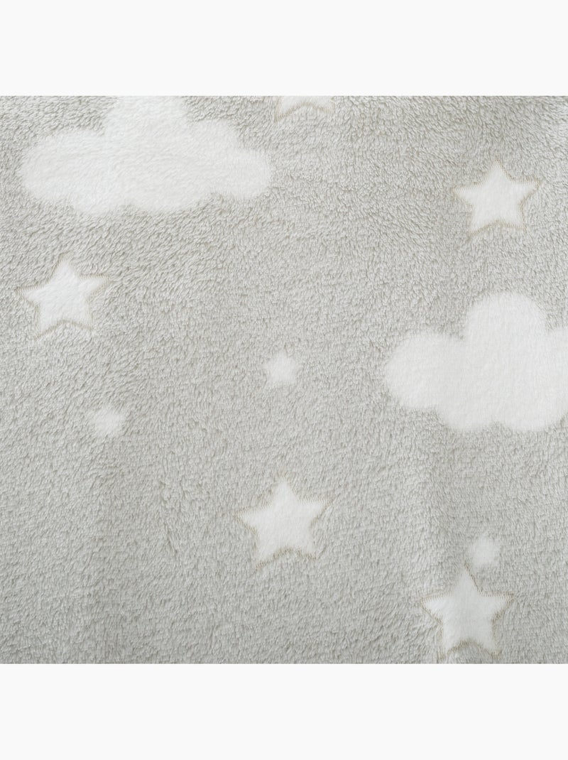 Plaid enfant phosphorescent STELI Gris - Kiabi