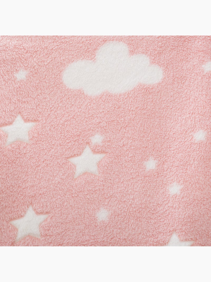 Plaid enfant phosphorescent STELI Rose clair - Kiabi