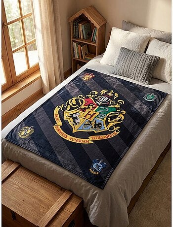 Plaid enfant polaire harry potter warner bros