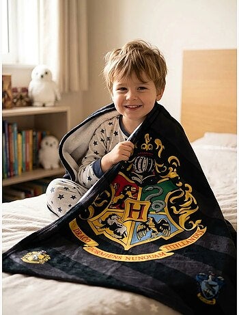 Plaid enfant polaire harry potter warner bros