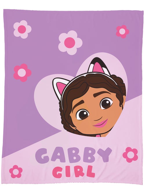 Plaid extra doux imprimé, GABBY ET LA MAISON MAGIQUE COEUR - Kiabi