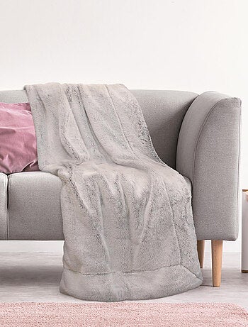 Plaid fausse fourrure collection CARLA