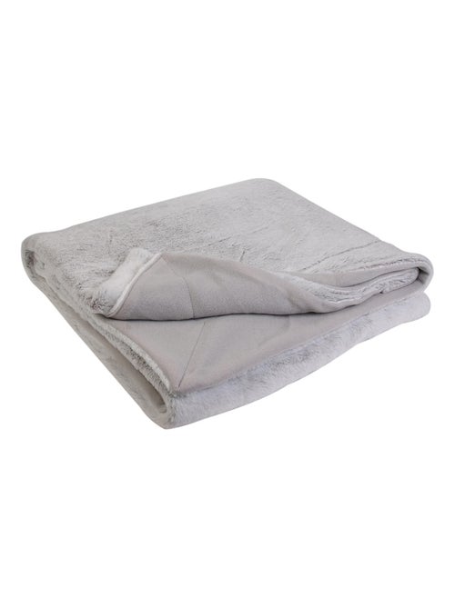 Plaid fausse fourrure collection CARLA - Kiabi
