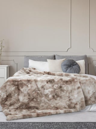 Plaid fausse fourrure collection CHRISTIE