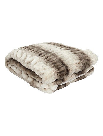 Plaid fausse fourrure collection LUXURY