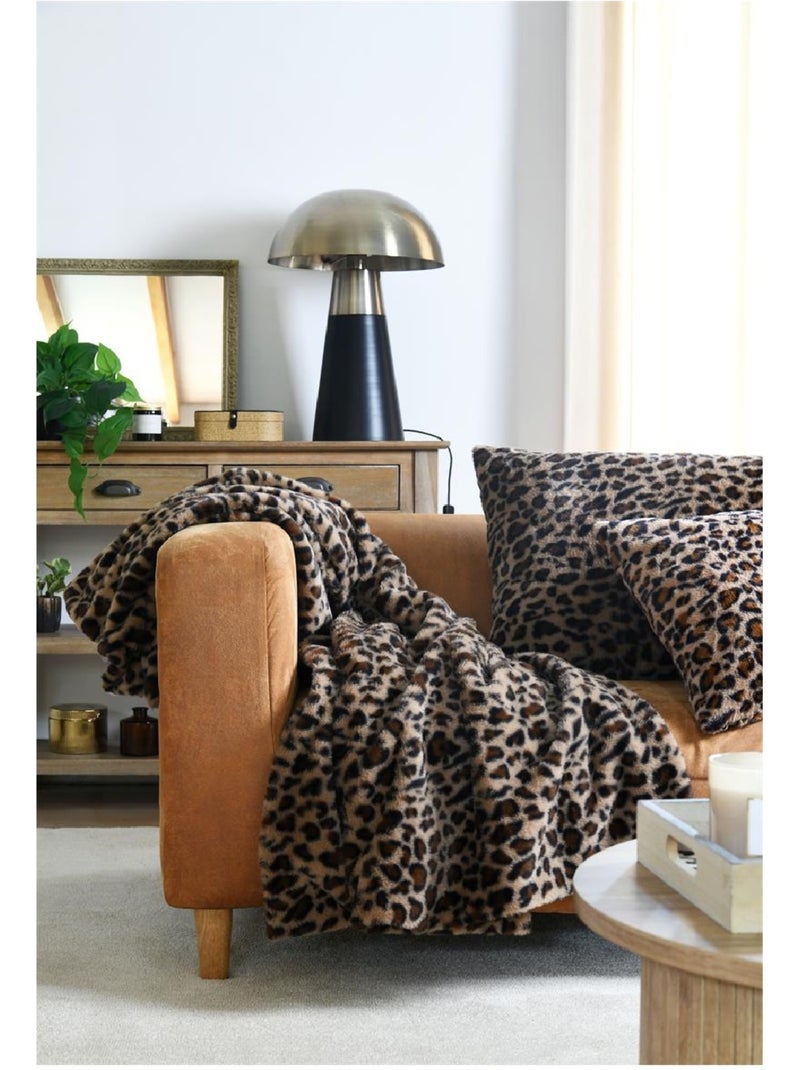 Plaid fauves camel Marron - Kiabi