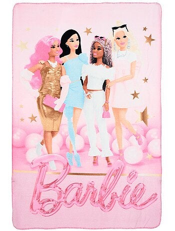 Plaid fille barbie - licence officielle