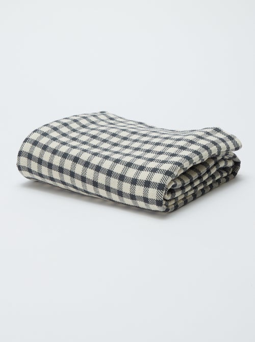 Plaid fin à carreaux - Kiabi Home - Kiabi