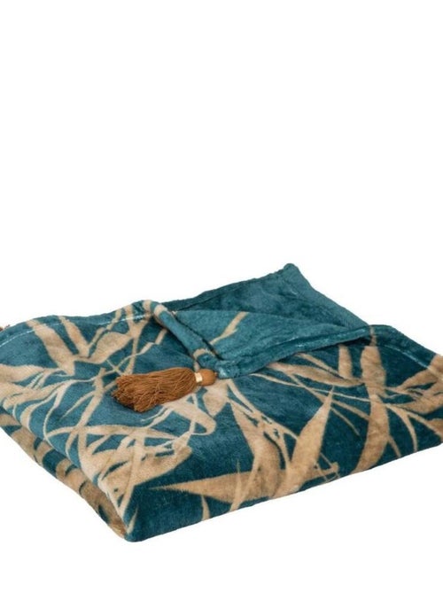 Plaid flanelle 125x150 cm Jiling bambou - Kiabi