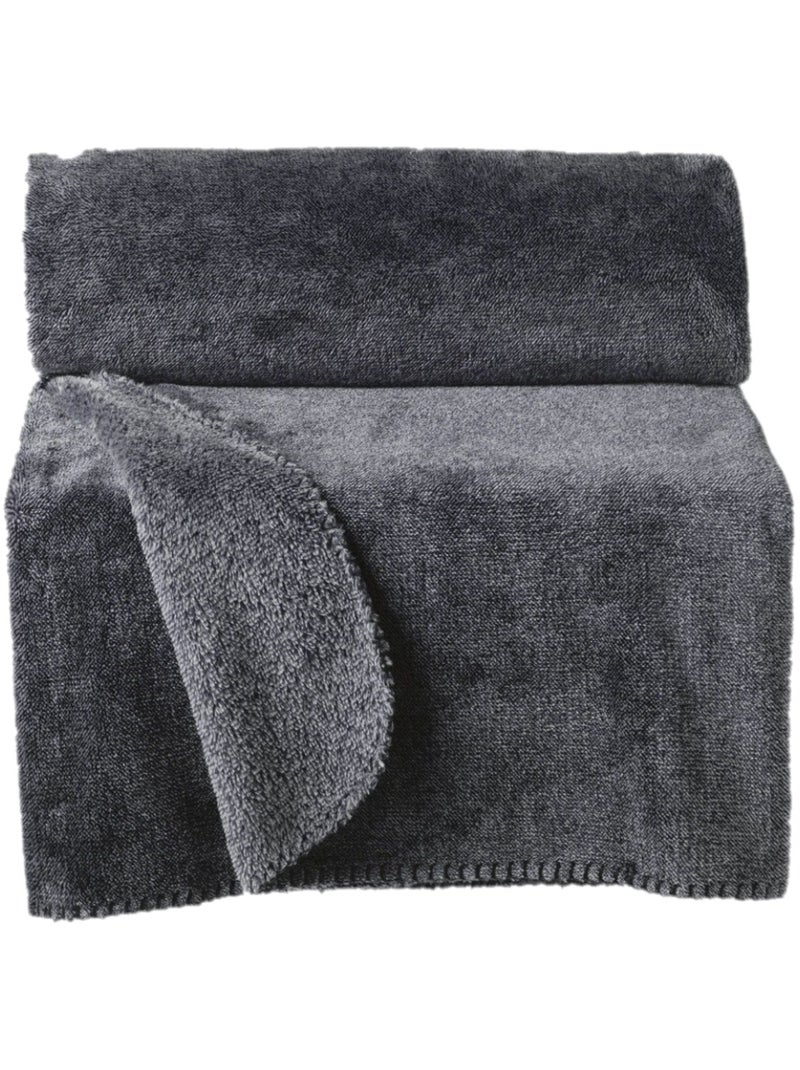 Plaid flanelle Collection Sweeden Gris - Kiabi