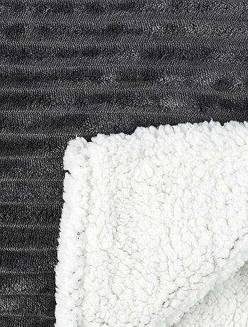 Plaid flanelle côtelé