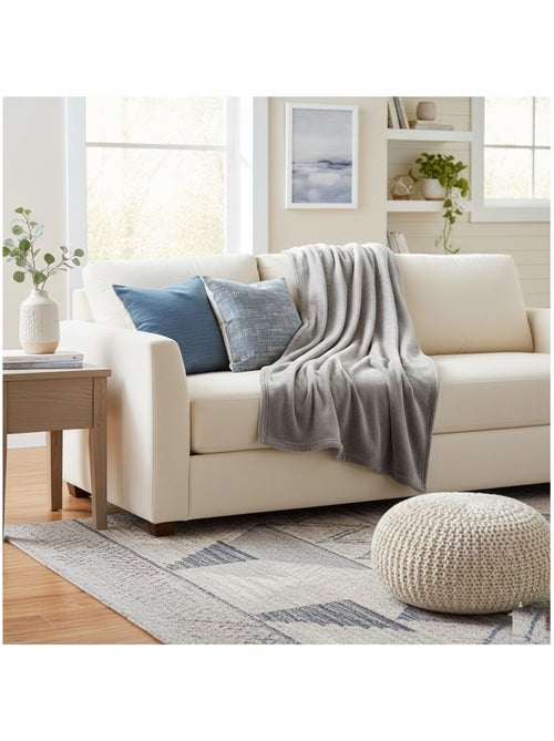 Plaid Flanelle douceur - Kiabi Plaid Flanelle douceur - Kiabi