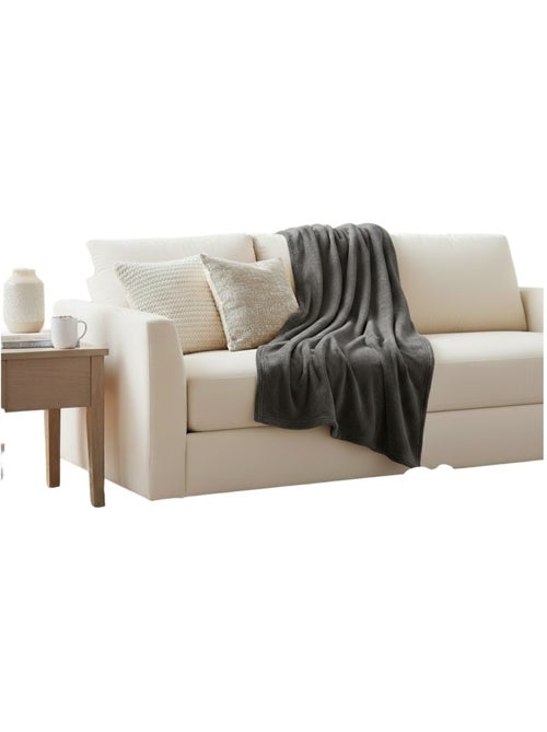 Plaid Flanelle douceur - Kiabi Plaid Flanelle douceur - Kiabi