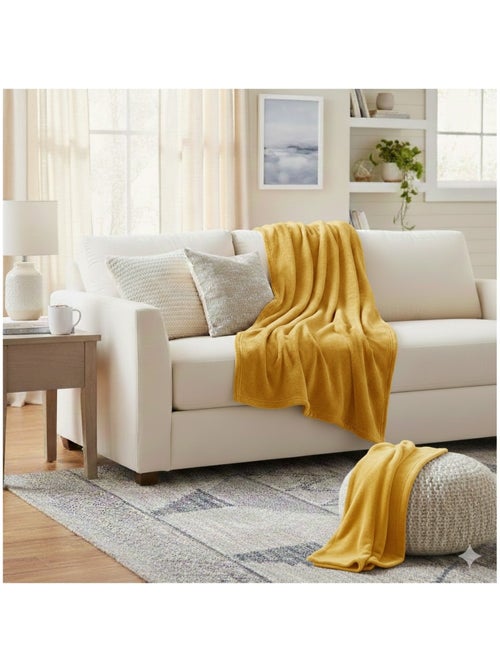 Plaid Flanelle douceur - Kiabi Plaid Flanelle douceur - Kiabi