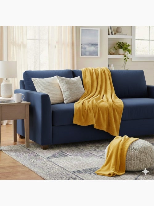 Plaid Flanelle douceur - Kiabi Plaid Flanelle douceur - Kiabi