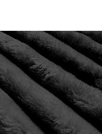 Plaid flanelle et velours 120x160 cm HIMALAYA, par Soleil d'ocre