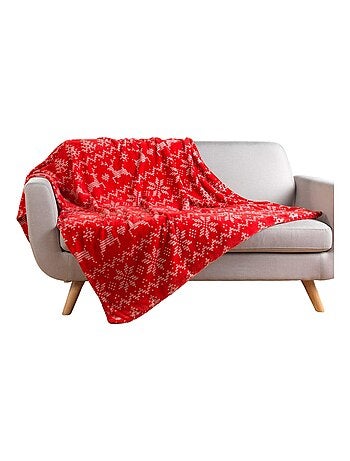 Plaid flanelle + poche pour pieds Holly