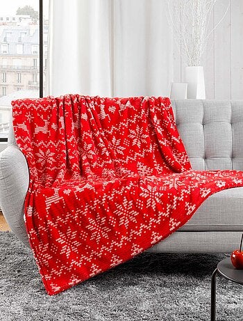 Plaid flanelle + poche pour pieds Holly