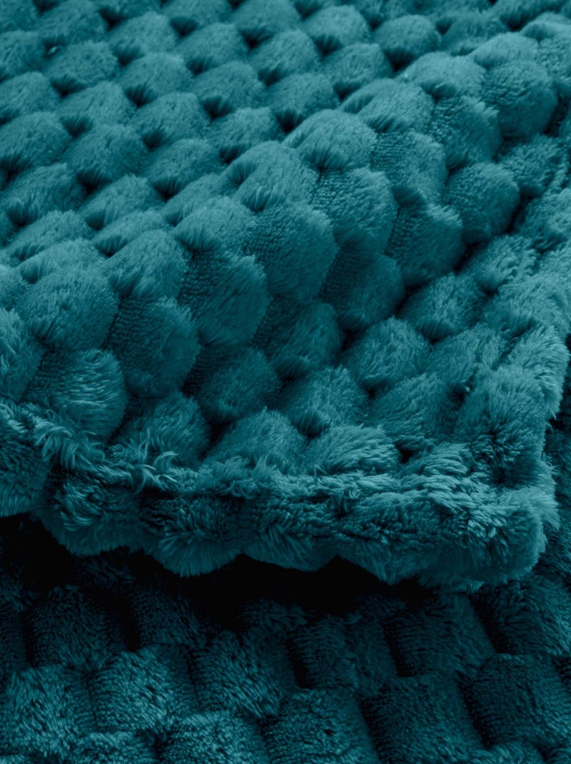 Plaid flanelle relief Mini Breetzy Bleu - Kiabi