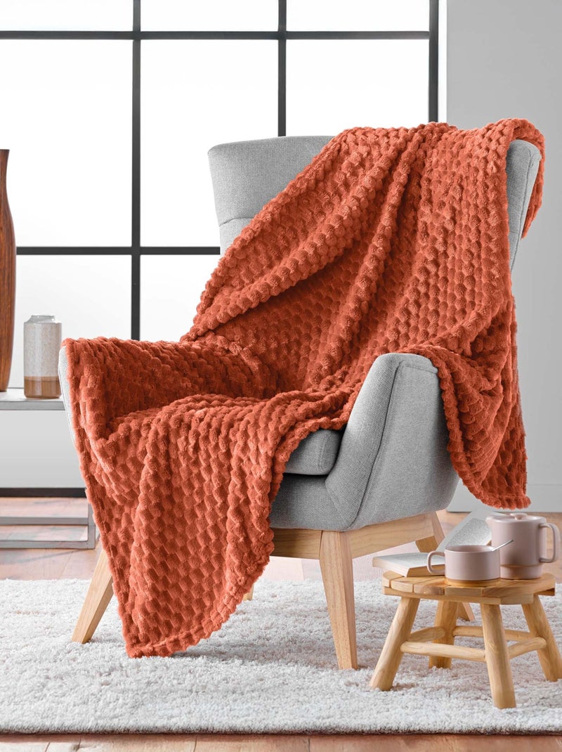 Plaid flanelle relief Mini Breetzy Marron - Kiabi