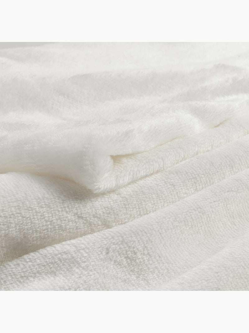 Plaid Flanelle Ultra Douce Flanou – Beige - Kiabi