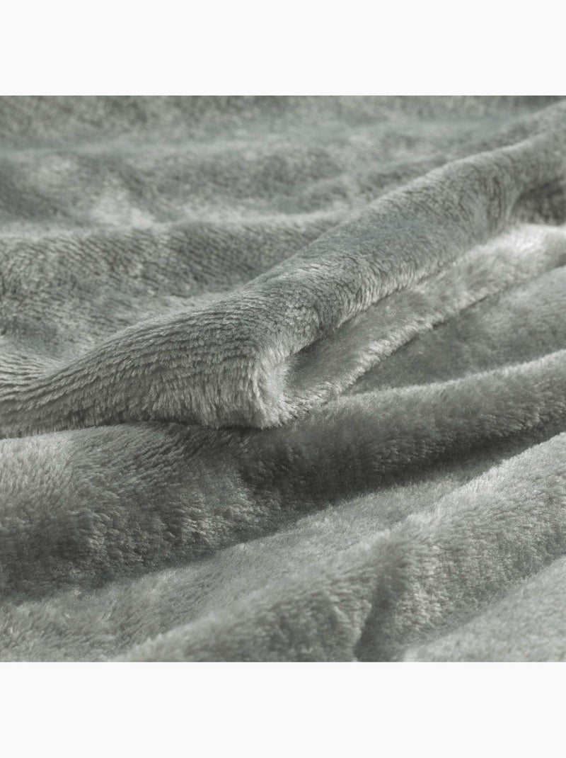 Plaid Flanelle Ultra Douce Flanou – Gris - Kiabi