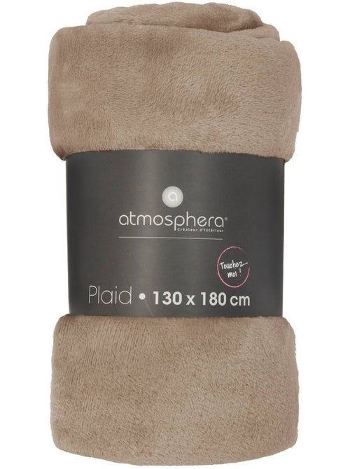 Plaid flanelle uni OLLIS - Kiabi Plaid flanelle uni OLLIS - Kiabi