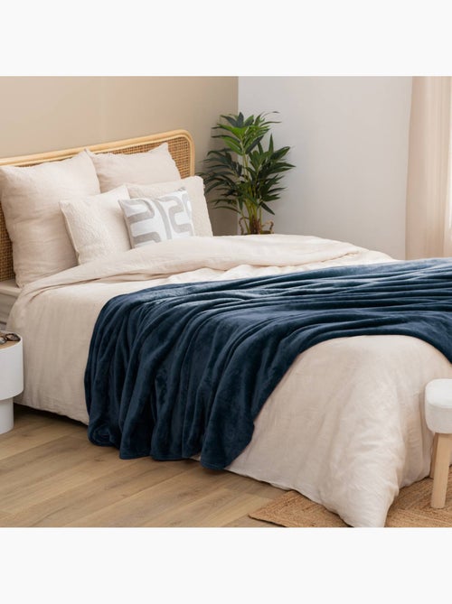 Plaid flanelle uni OLLIS - Kiabi