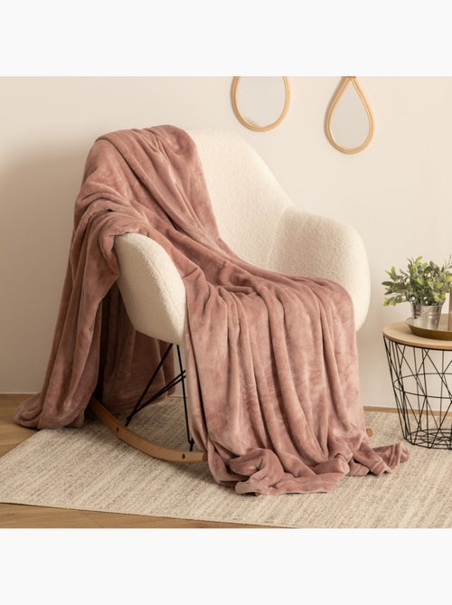 Plaid flanelle uni OLLIS - Kiabi