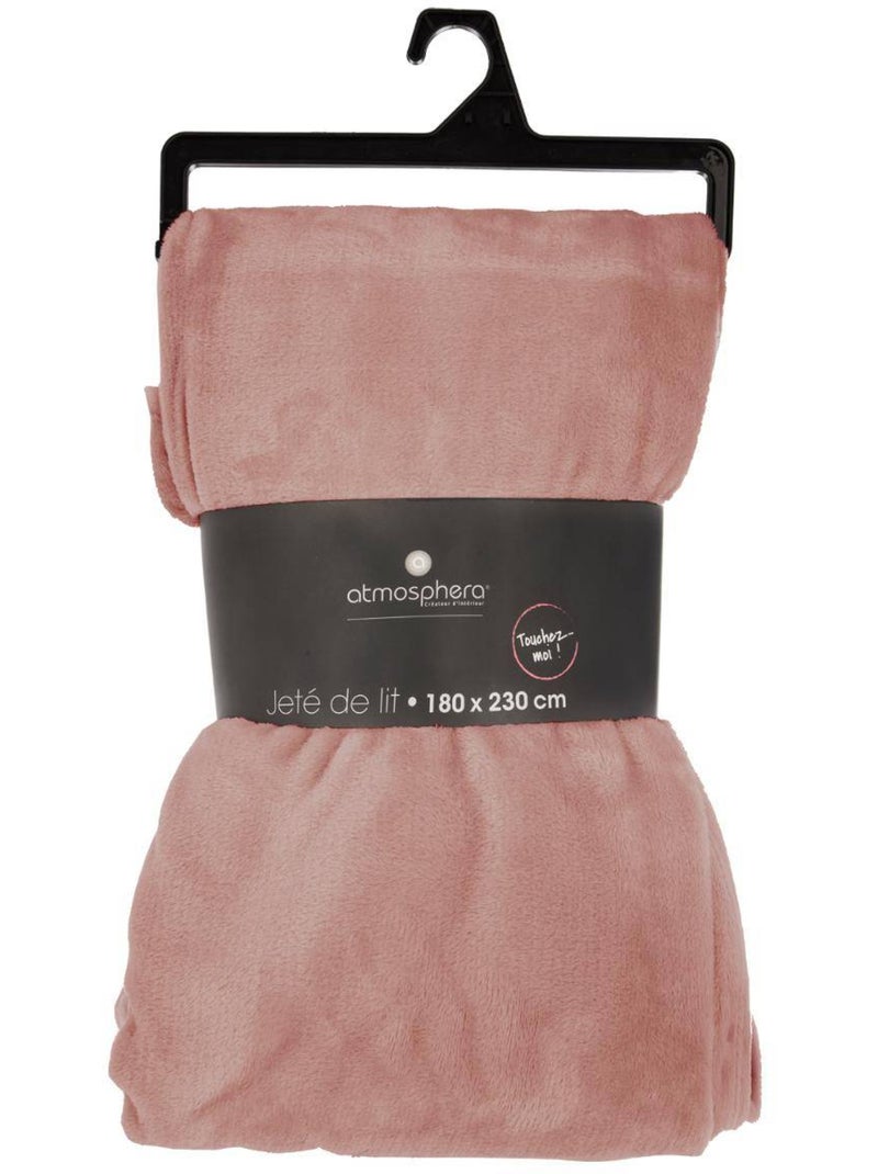 Plaid flanelle uni OLLIS Blush - Kiabi